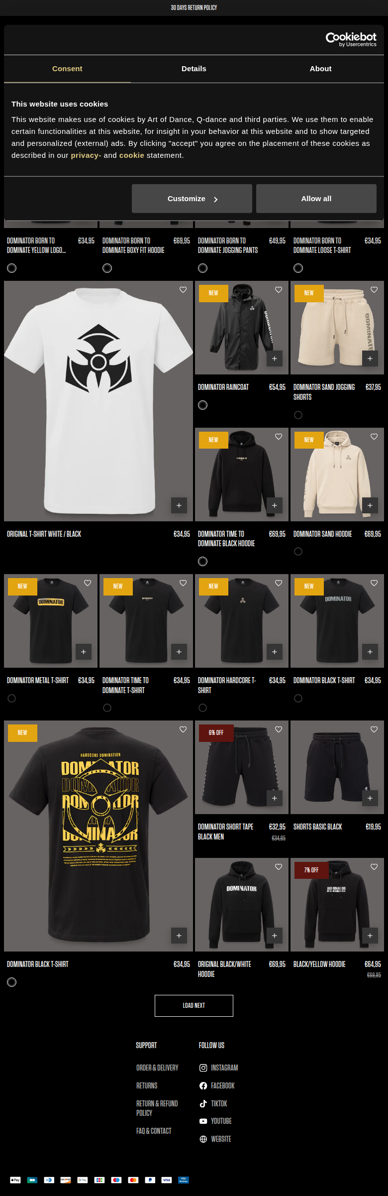 Dominator Store - Men